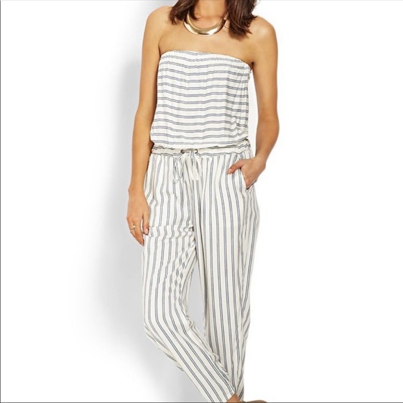 life in progress Pants - Life in Progress | Strapless Jumpsuit